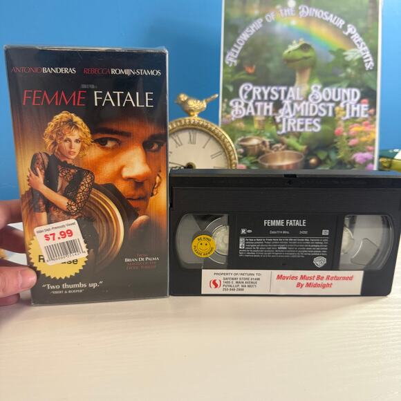 Femme Fatale VHS (2002) Rebecca Romijn Antonio Banderas – Tested Works - Picture 4 of 4